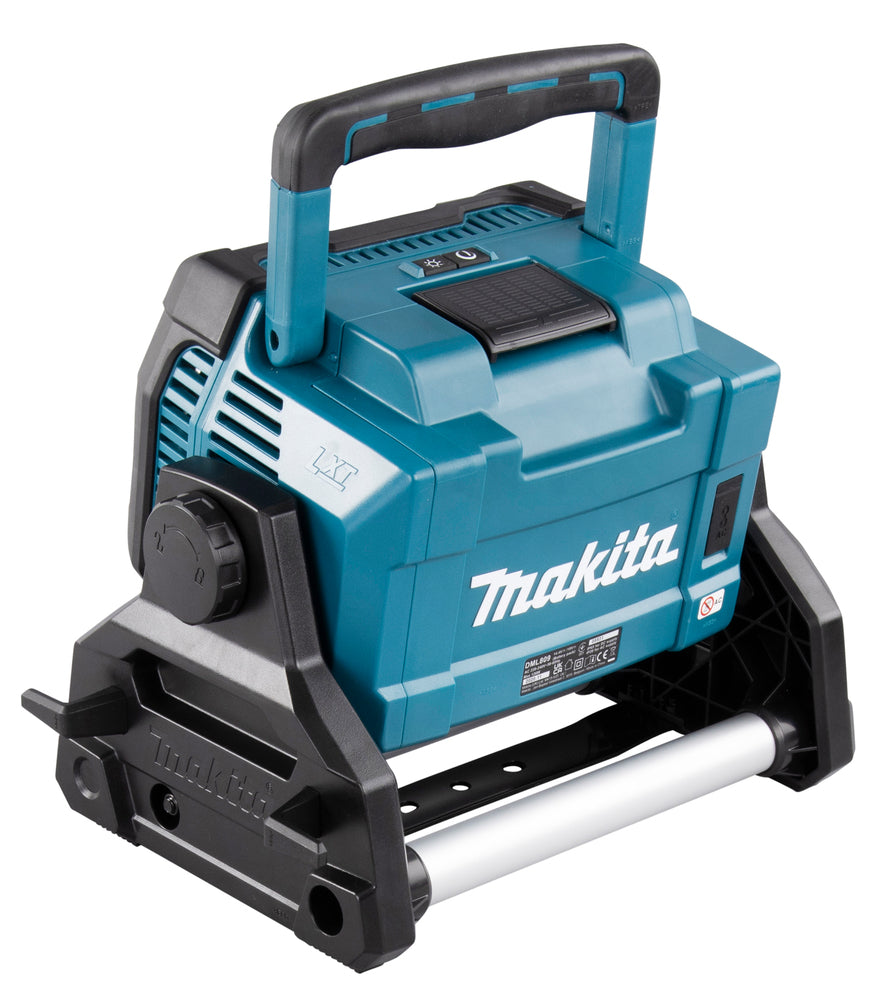 Makita LED-Akku-Baustrahler 18V | 2.000–10.000 lm, Hybridbetrieb & Doppel-Akku-Slot - DEADML809