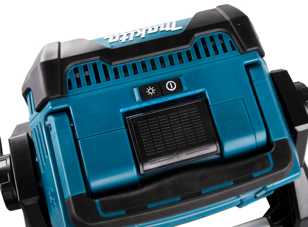Makita LED-Akku-Baustrahler 18V | 2.000–10.000 lm, Hybridbetrieb & Doppel-Akku-Slot - DEADML809