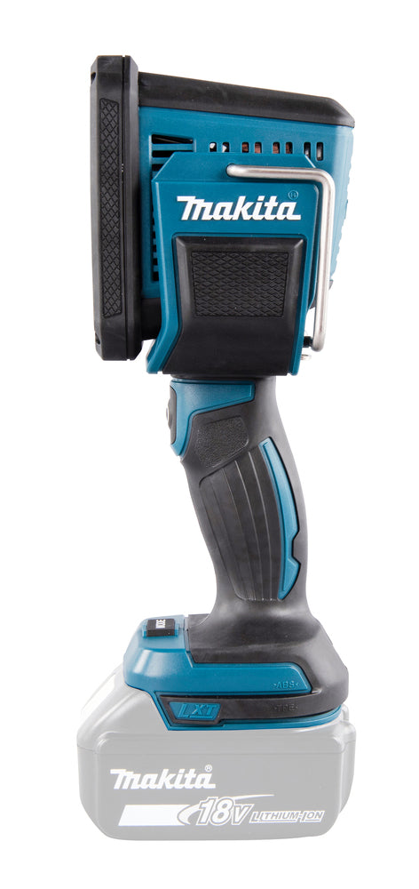 Makita LED-Akku-Handstrahler 18V | 1.250 lm, 640 m Reichweite & bis zu 10 Std. Leuchtdauer - DEBDML812