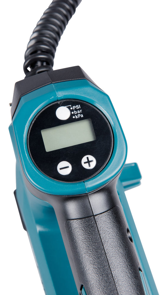 Makita Akku-Kompressor 18V – bis 8,3 bar, Digitaldisplay, LED & Auto-Stopp - DMP180Z
