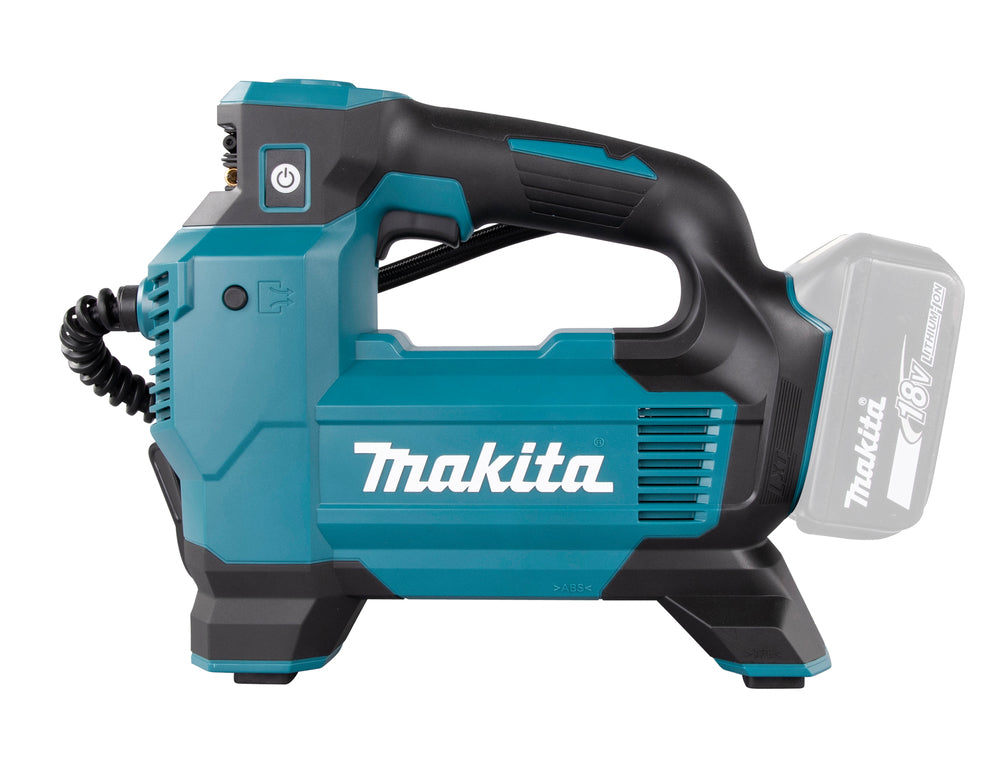 Makita Akku-Kompressor – 3 Stufen, Digitaldisplay, Auto-Stopp, inkl. Ventiladapter - DMP181Z