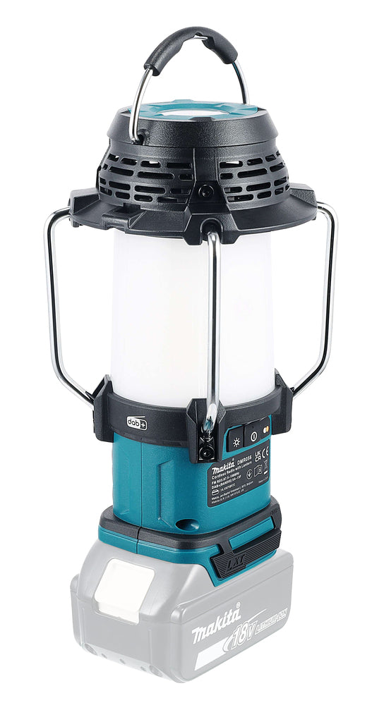 Makita Akku-Radio mit Laterne – DAB+/FM, 4 Lichtmodi, USB-Ladefunktion, IP65 - DMR056