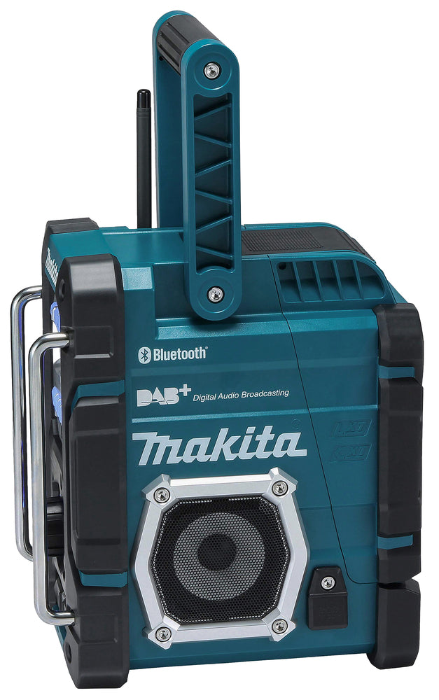 Makita Akku-Baustellenradio – Bluetooth, DAB+/FM, IP64, Akku- & Netzbetrieb - DMR112