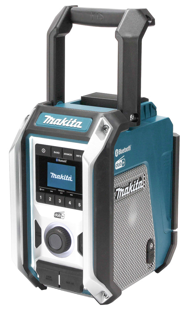 Makita Akku-Baustellenradio – robuster Soundbegleiter mit Bluetooth & DAB+ - DMR115