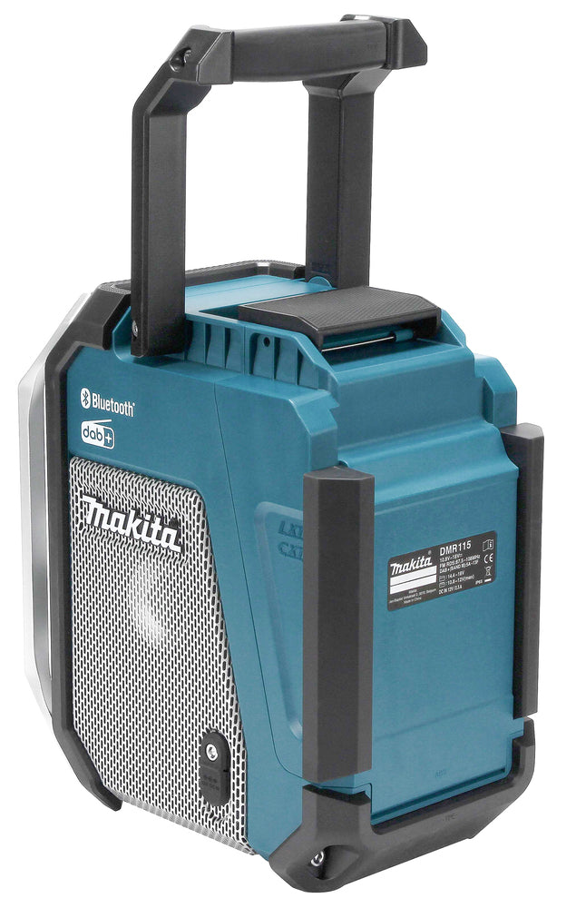 Makita Akku-Baustellenradio – robuster Soundbegleiter mit Bluetooth & DAB+ - DMR115
