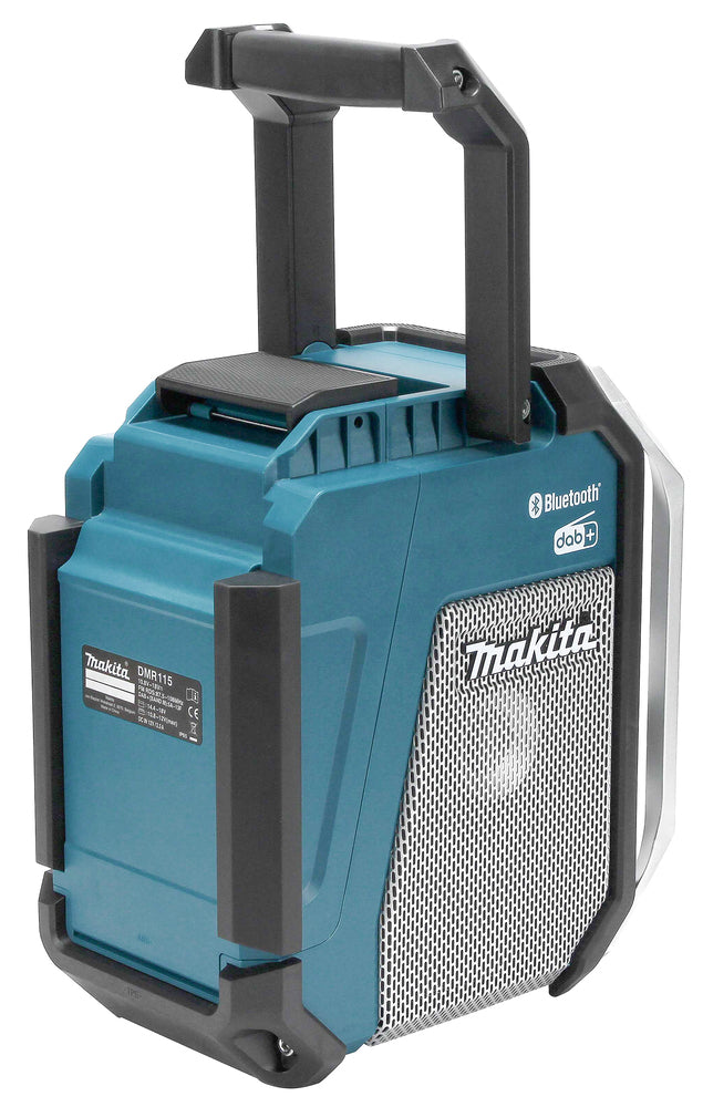 Makita Akku-Baustellenradio – robuster Soundbegleiter mit Bluetooth & DAB+ - DMR115
