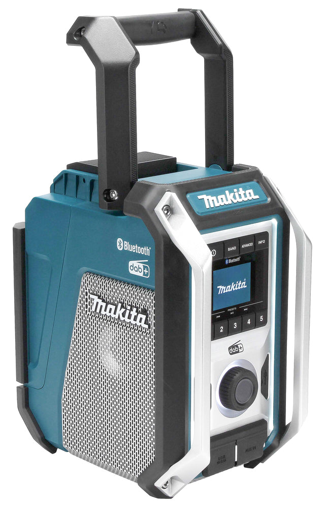 Makita Akku-Baustellenradio – robuster Soundbegleiter mit Bluetooth & DAB+ - DMR115