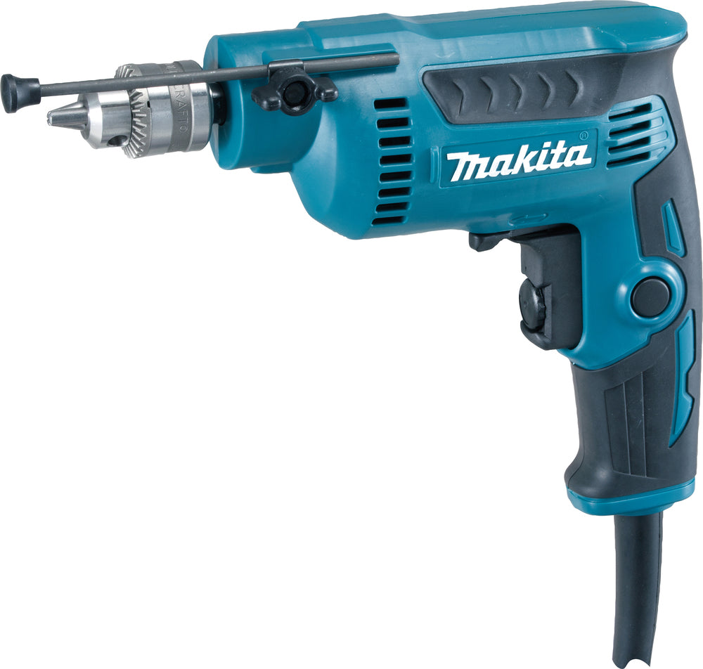 Makita Bohrmaschine – 370 W Hochgeschwindigkeitsbohrmaschine mit Zahnkranzbohrfutter - DP2010J
