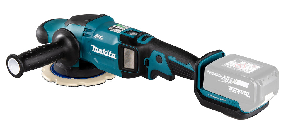 Makita Akku-Exzenterpolierer 150 mm – 18V bürstenlos, 2 Modi, konstante Drehzahl - DPO600Z