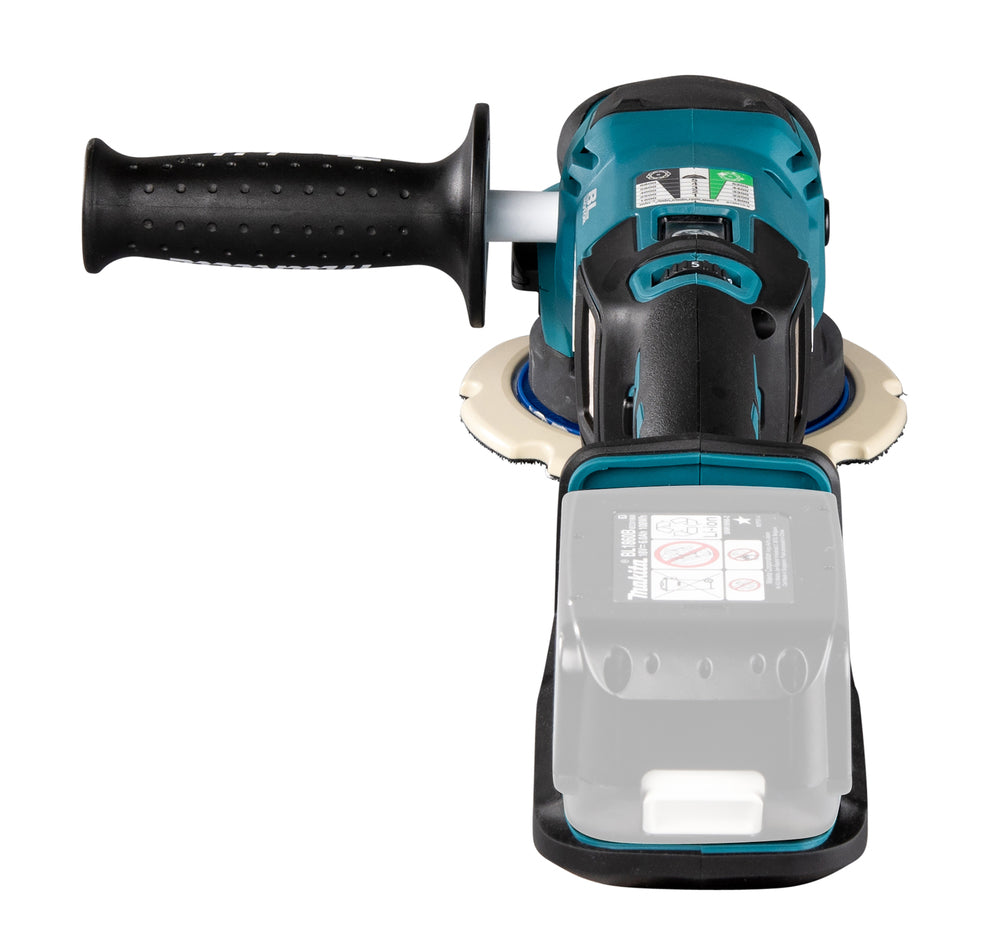 Makita Akku-Exzenterpolierer 150 mm – 18V bürstenlos, 2 Modi, konstante Drehzahl - DPO600Z