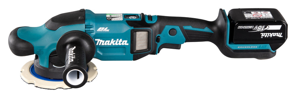 Makita Akku-Exzenterpolierer 150 mm – 18V bürstenlos, 2 Modi, konstante Drehzahl - DPO600TKX1