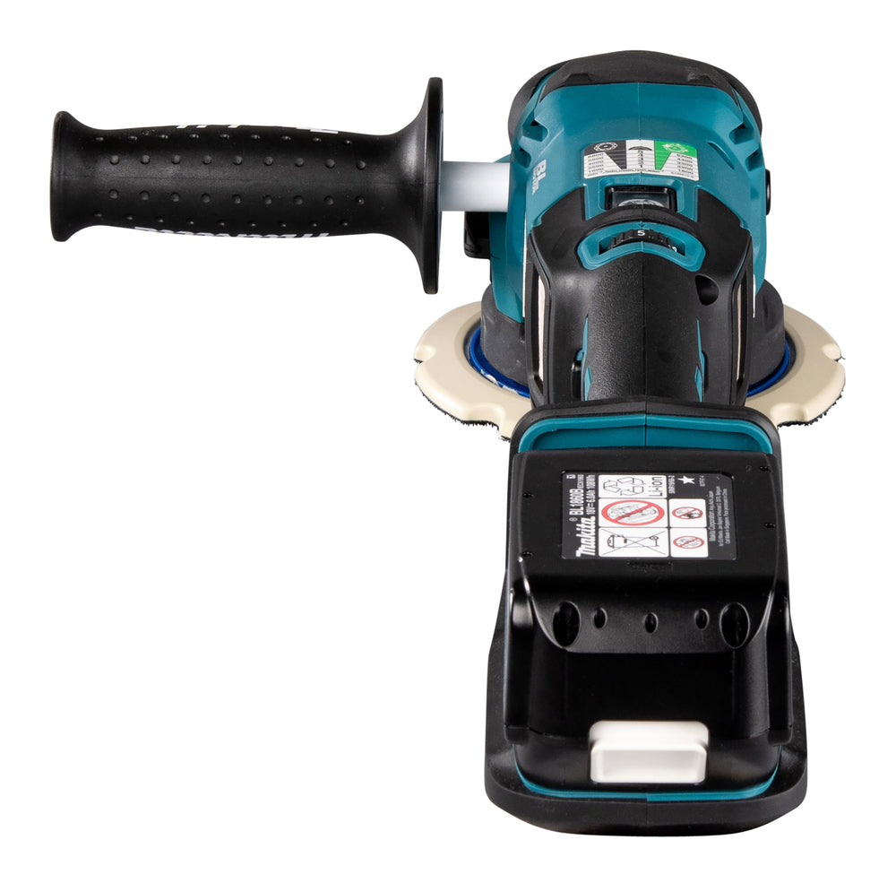 Makita Akku-Exzenterpolierer 150 mm – 18V bürstenlos, 2 Modi, konstante Drehzahl - DPO600TKX1