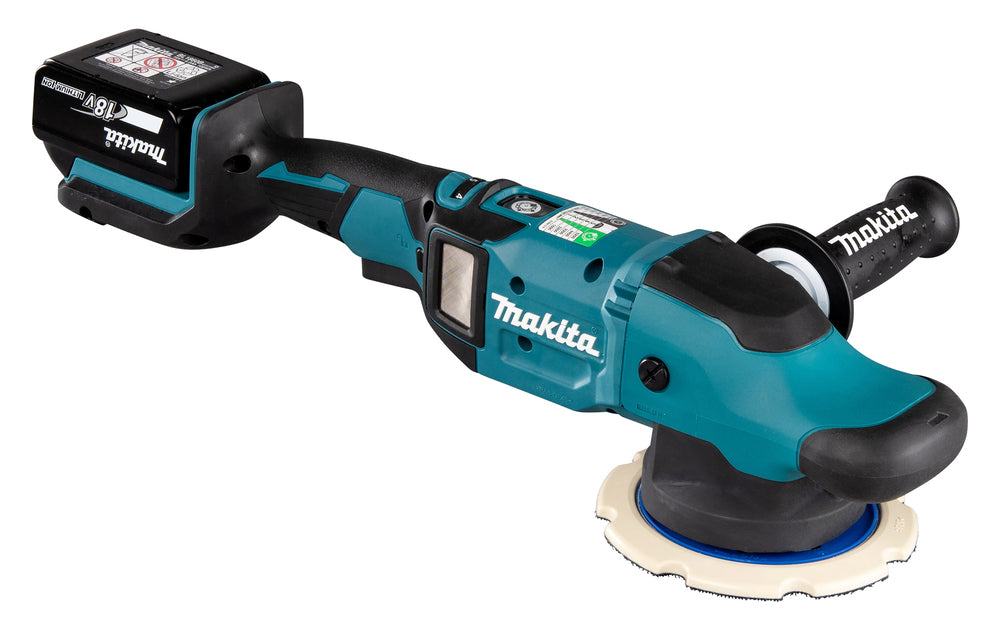 Makita Akku-Exzenterpolierer 150 mm – 18V bürstenlos, 2 Modi, konstante Drehzahl - DPO600TKX1