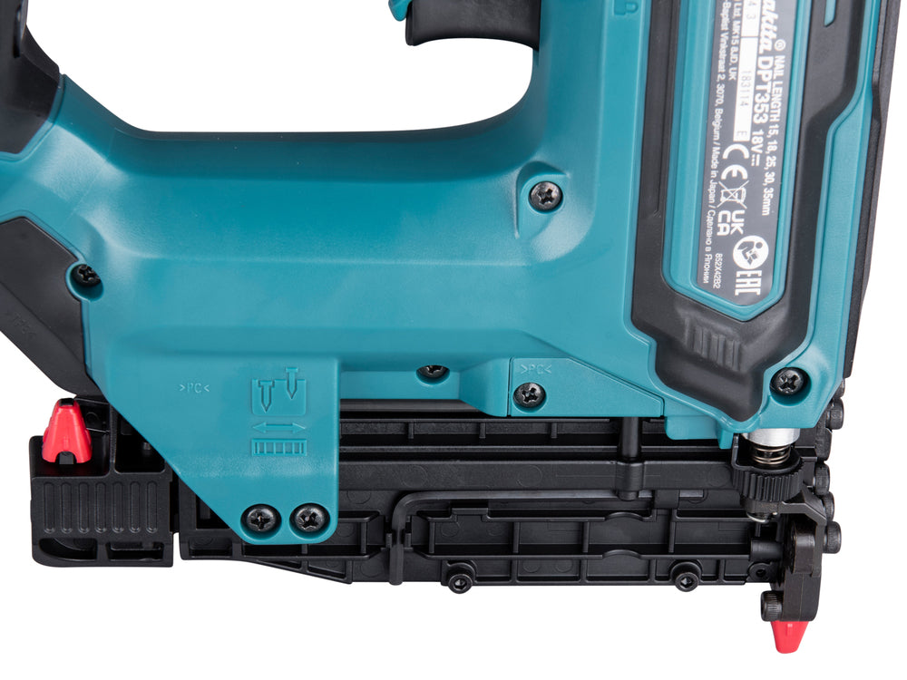 Makita 18V Akku-Stiftnagler – präzise Fixierung & spurenarmes Arbeiten - DPT353Z