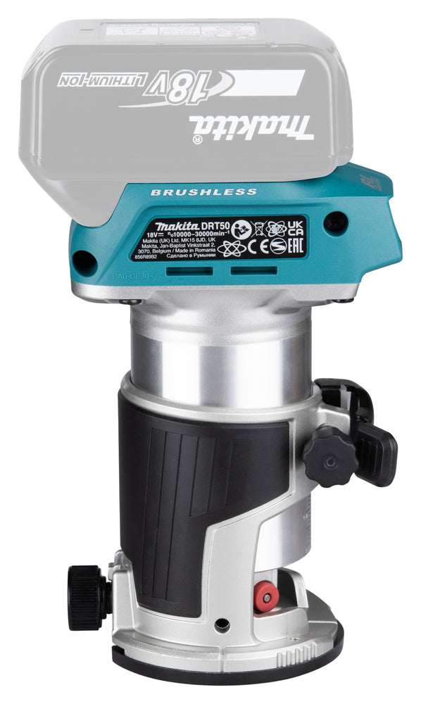 Makita Akku-Multifunktionsfräse – kompakt, vielseitig & präzise für Holzarbeiten - DRT50Z