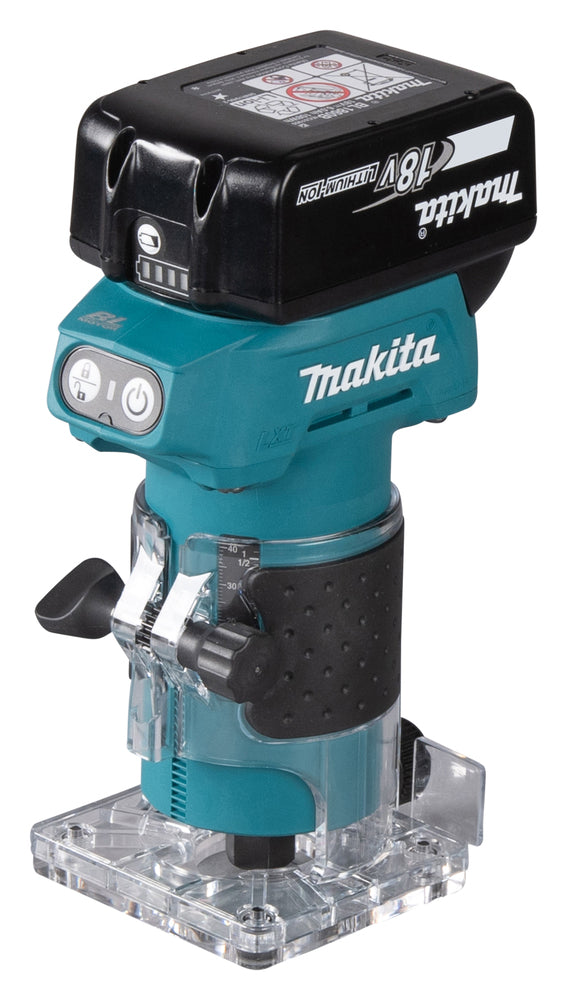 Makita Akku-Kantenfräse DRT52 – präzise, kompakt und sicher - DRT52