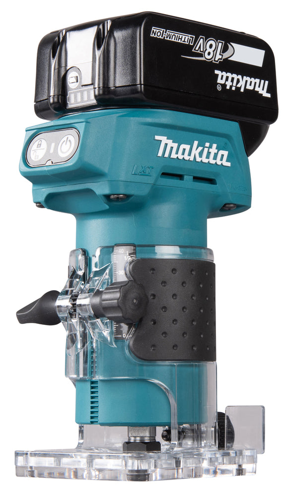 Makita Akku-Kantenfräse DRT52 – präzise, kompakt und sicher - DRT52