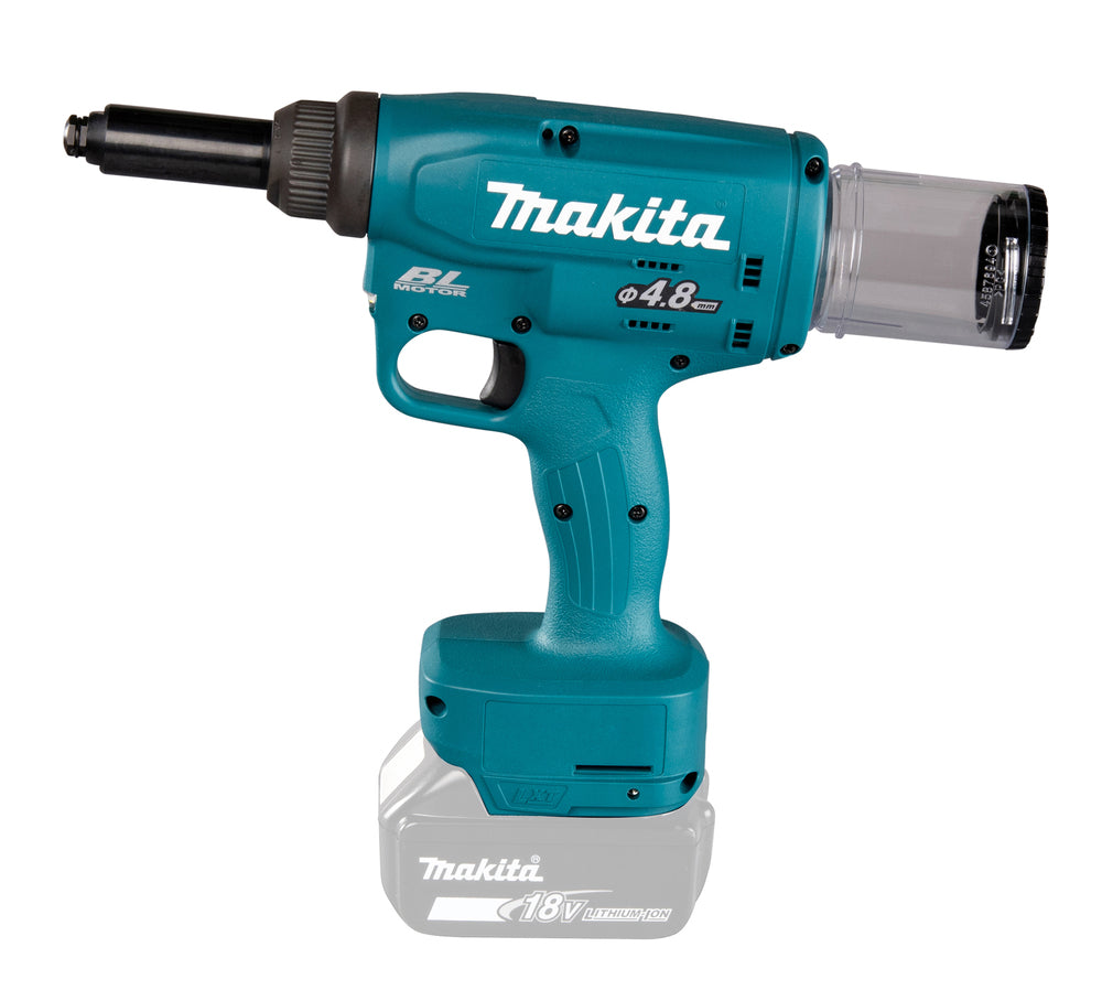 Makita Akku-Blindnietsetzgerät 18V – kompakt, präzise und randnah einsetzbar - DRV150Z