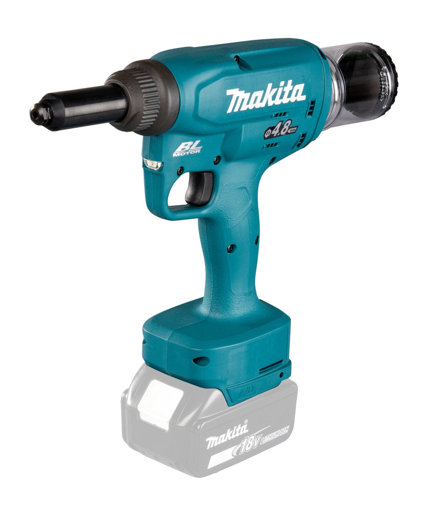 Makita Akku-Blindnietsetzgerät 18V – kompakt, präzise und randnah einsetzbar - DRV150Z