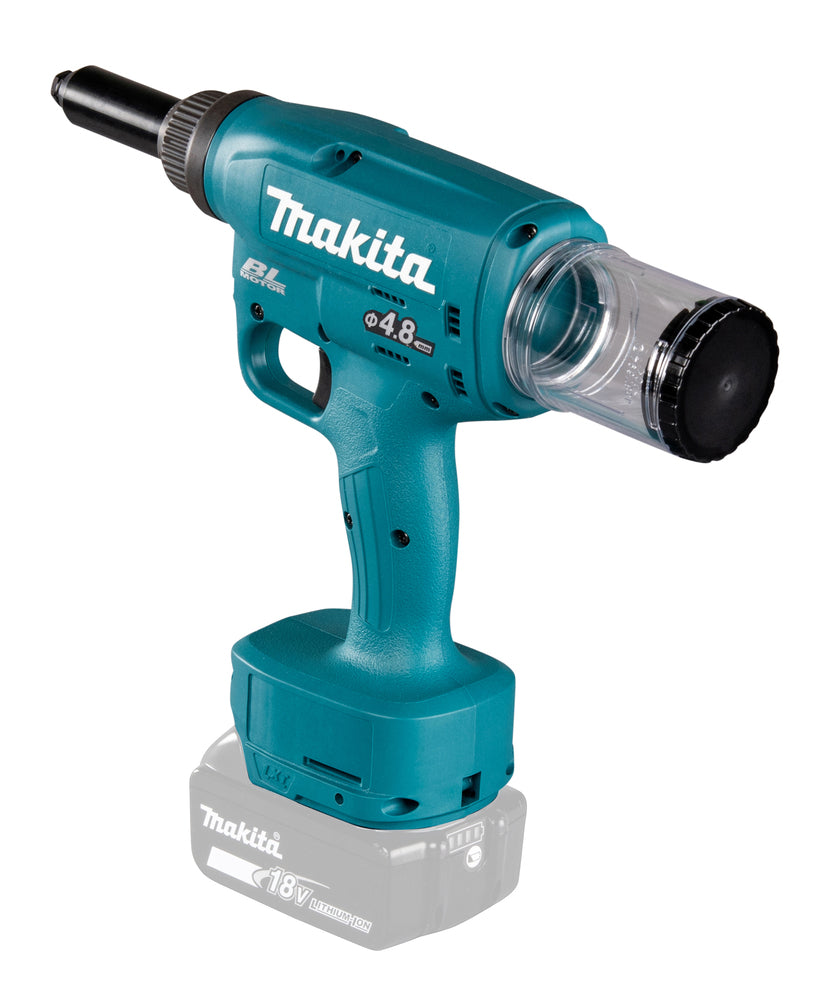 Makita Akku-Blindnietsetzgerät 18V – kompakt, präzise und randnah einsetzbar - DRV150Z