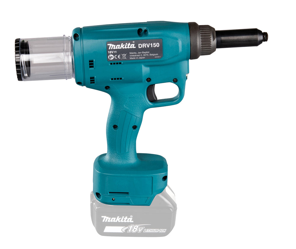 Makita Akku-Blindnietsetzgerät 18V – kompakt, präzise und randnah einsetzbar - DRV150Z