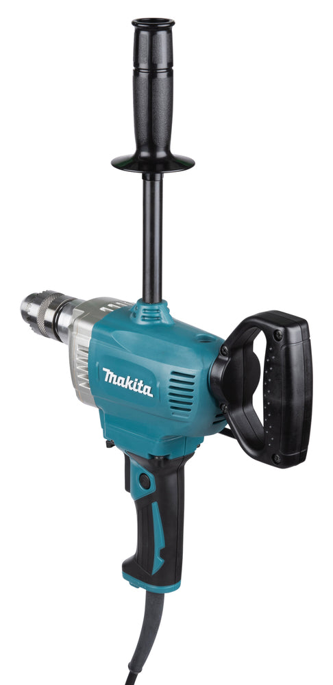Makita Bohrmaschine – mit Kreuzgriff, Spatengriff & Zahnkranzfutter 2–13 mm - DS4012J