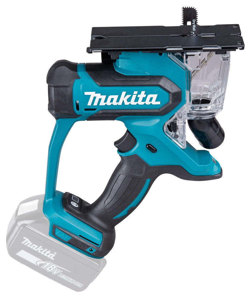 Makita Akku-Trockenbausäge – präzise 1–15 mm Schnitttiefe & Staubabsaugung - DSD180Z