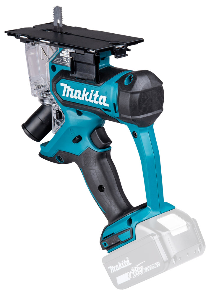 Makita Akku-Trockenbausäge – präzise 1–15 mm Schnitttiefe & Staubabsaugung - DSD180Z