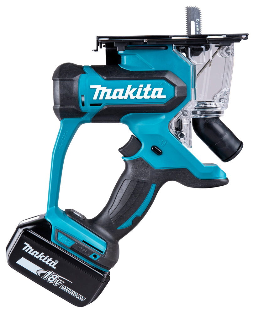 Makita Akku-Trockenbausäge – präzise 1–15 mm Schnitttiefe & Staubabsaugung - DSD180Z