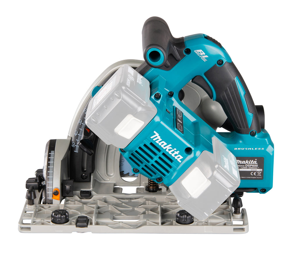 Makita Akku-Tauchsäge 165 mm – präzise Schnitte mit ADT & Soft-Start - DSP600ZJ