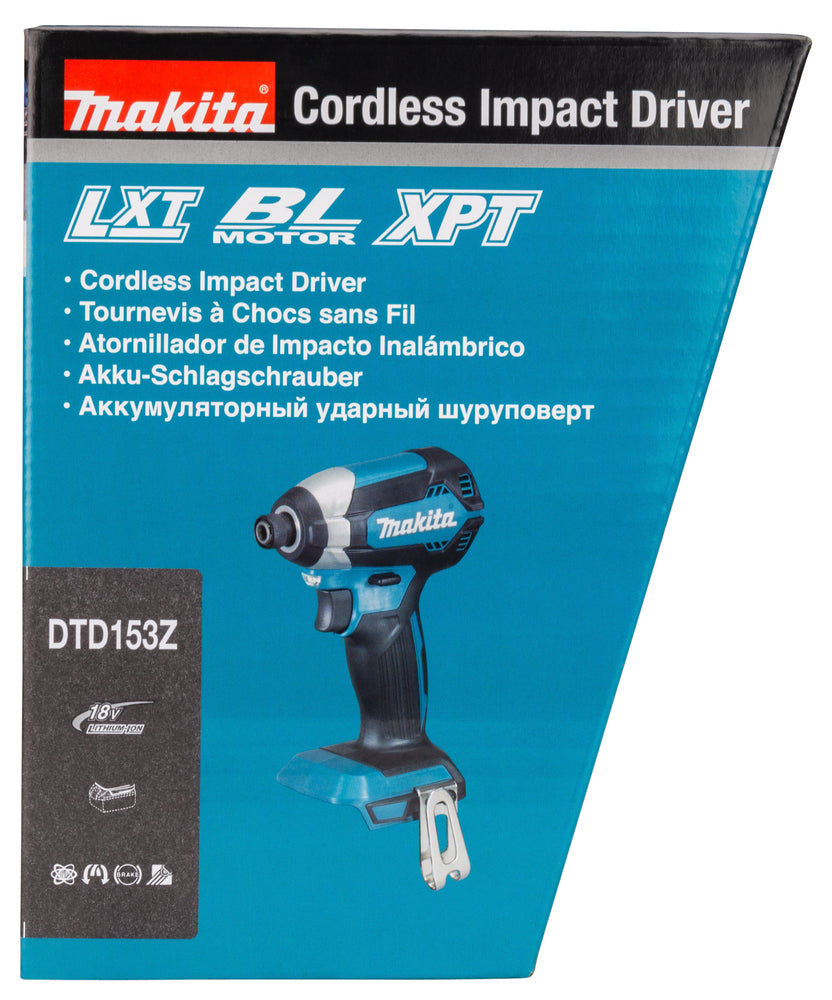 Makita Akku-Schlagschrauber 18V – kompakt, leicht & 170 Nm Drehmoment - DTD153Z