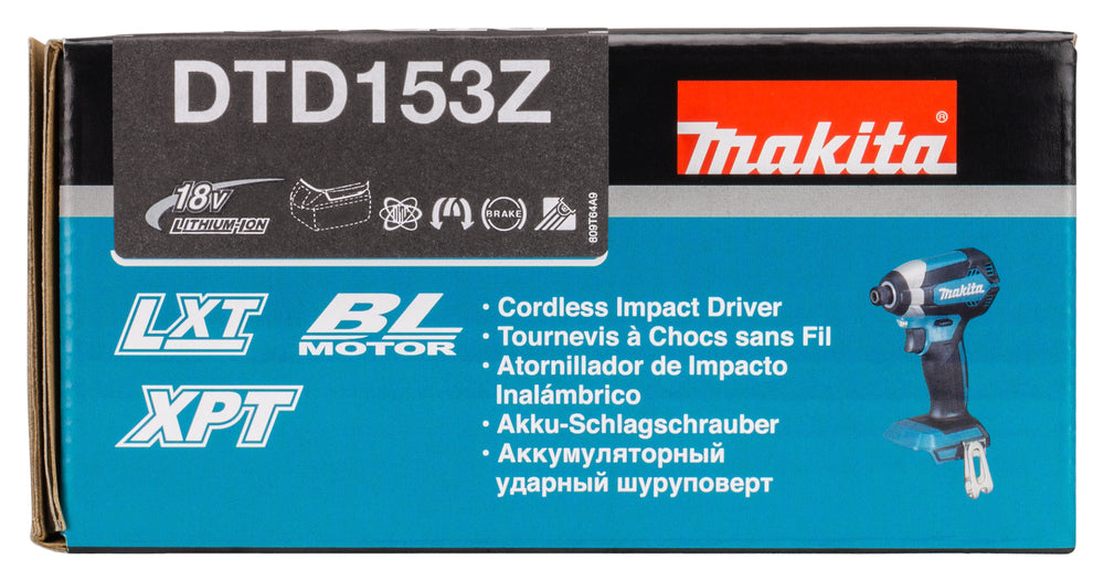 Makita Akku-Schlagschrauber 18V – kompakt, leicht & 170 Nm Drehmoment - DTD153Z
