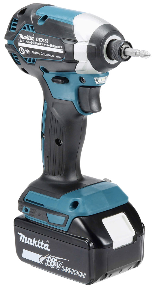 Makita Akku-Schlagschrauber 18V – kompakt, leicht & 170 Nm - DTD153RTJ