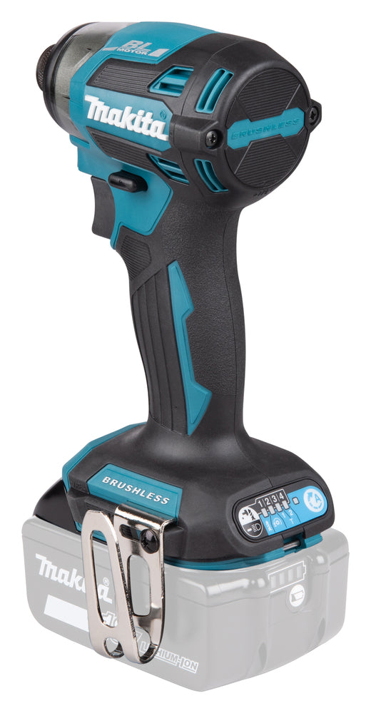 Makita Akku-Schlagschrauber 18V – 4 Modi, elektronische Schlagkraft & LED-Ring - DTD173Z