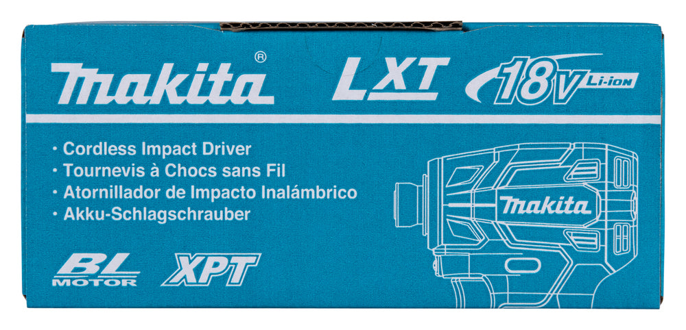 Makita Akku-Schlagschrauber 18V – 4 Modi, elektronische Schlagkraft & LED-Ring - DTD173Z