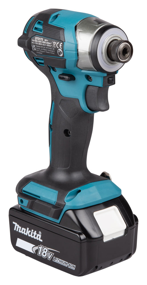 Makita Akku-Schlagschrauber 18V – 4 Modi, LED-Ring & neue Bit-Aufnahme - DTD173RTJ