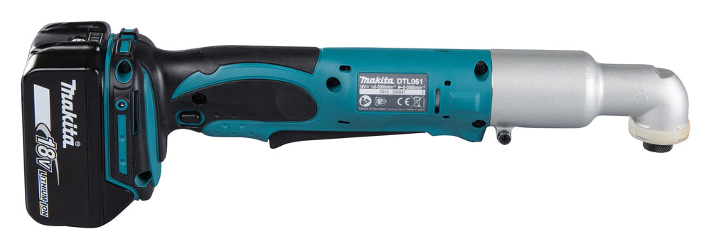 Makita Akku-Winkelschlagschrauber – 1/4", nur 53 mm Eckmaß, LED & Motorbremse - DTL061RT1J