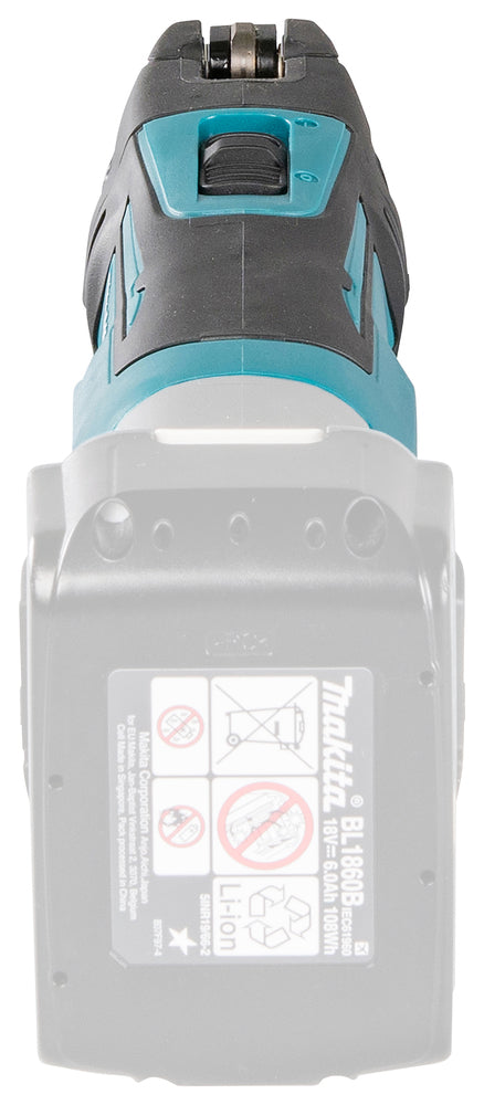 Makita 18 V Akku-Multifunktionswerkzeug – 6.000–20.000 min⁻¹, werkzeugloser Wechsel & Soft-Start - DTM51Z