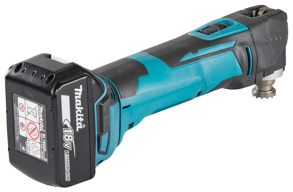 Makita 18 V Akku-Multifunktionswerkzeug – 6.000–20.000 min⁻¹, werkzeugloser Wechsel, inkl. 42 Zubehörteile - DTM51RT1J3
