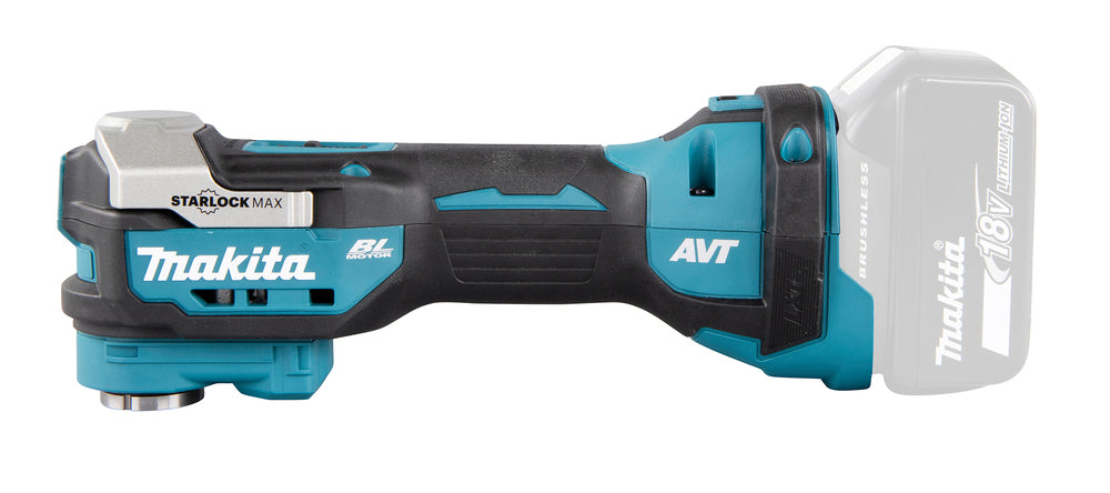 Makita Akku-Multifunktionswerkzeug – AVT Antivibration, LED-Licht & variable Geschwindigkeit - DTM52Z