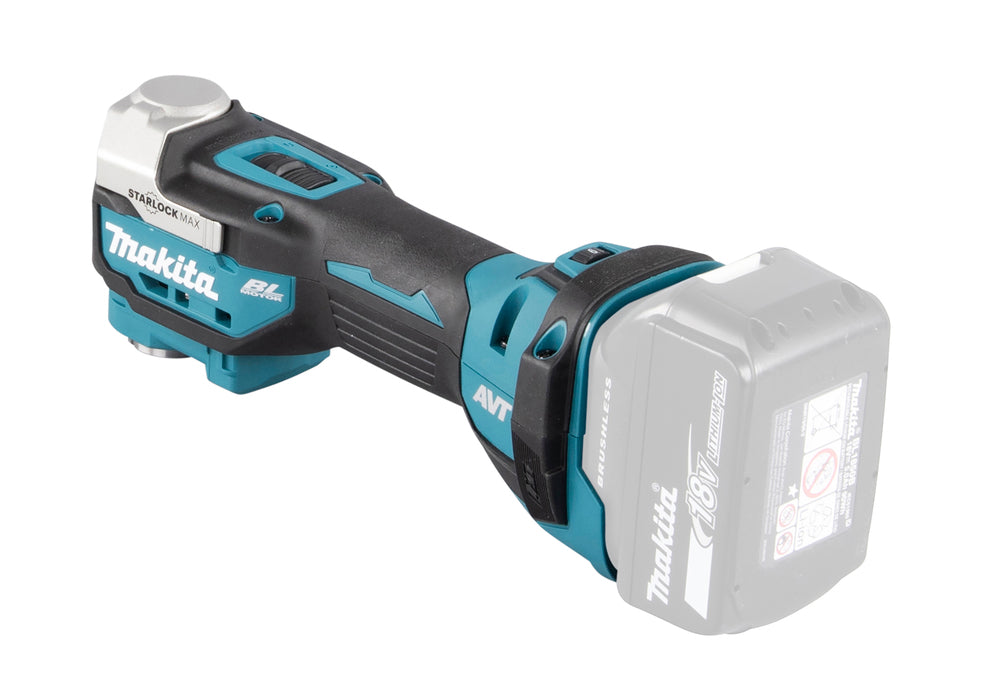 Makita Akku-Multifunktionswerkzeug – AVT Antivibration, LED-Licht & variable Geschwindigkeit - DTM52Z