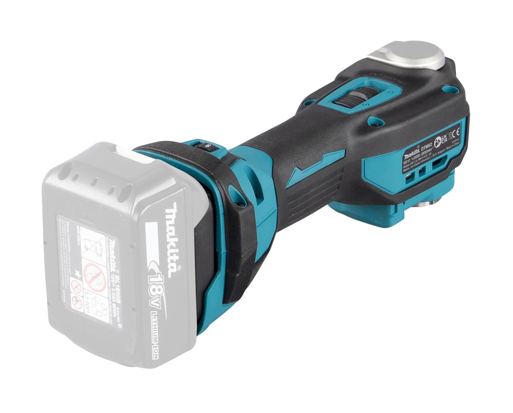 Makita Akku-Multifunktionswerkzeug – AVT Antivibration, LED-Licht & variable Geschwindigkeit - DTM52Z