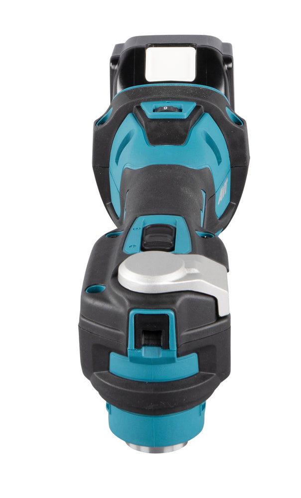 Makita Akku-Multifunktionswerkzeug – AVT Antivibration, LED-Licht & 12-stufige Winkeleinstellung - DTM52T1JX2
