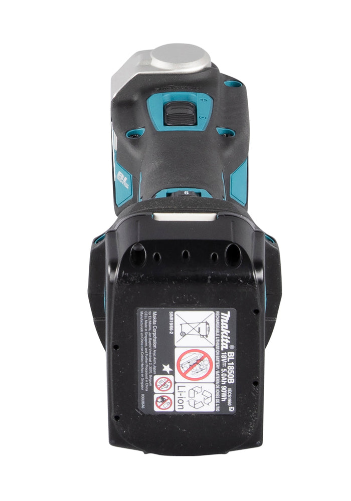 Makita Akku-Multifunktionswerkzeug – AVT Antivibration, LED-Licht & 12-stufige Winkeleinstellung - DTM52T1JX2
