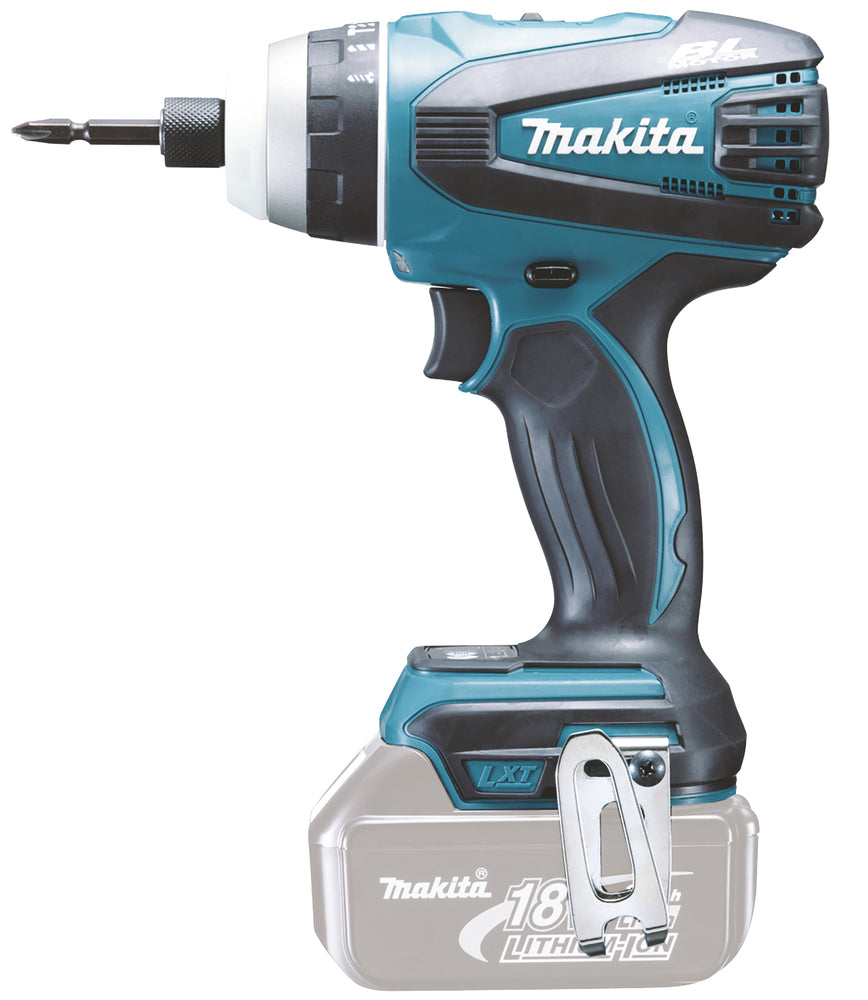 Makita Akku-Quadroschrauber 18V – 4-in-1: Schlagschrauber, Schlagbohrer, Bohrer & Schraubendreher - DTP141Z