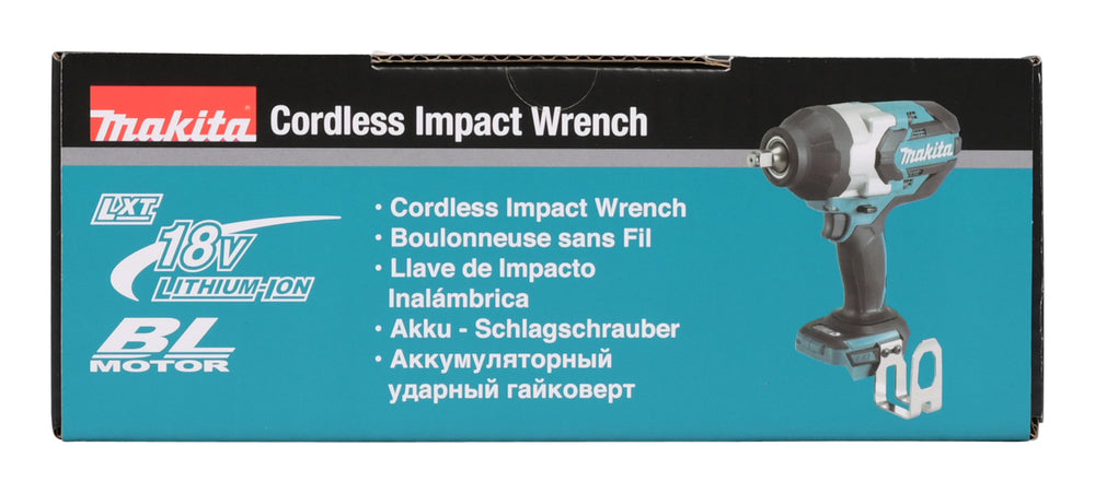 Makita Akku-Schlagschrauber 18V – 3/4", 1.050 Nm, LED & Bremse - DTW1001Z