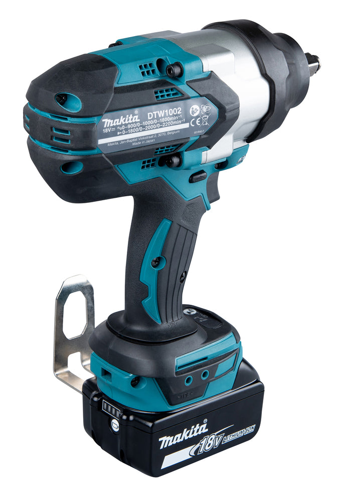 Makita Akku-Schlagschrauber 18V – 1/2", 1.000 Nm, 3 Stufen, LED & Bremse - DTW1002RTJ