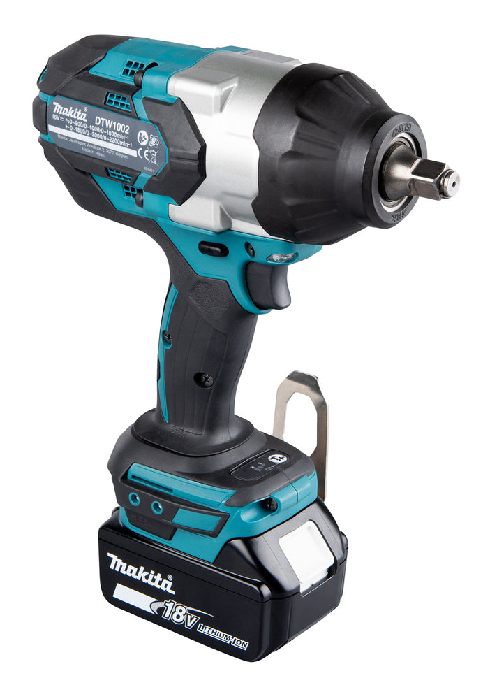 Makita Akku-Schlagschrauber 18V – 1/2", 1.000 Nm, 3 Stufen, LED & Bremse - DTW1002RTJ