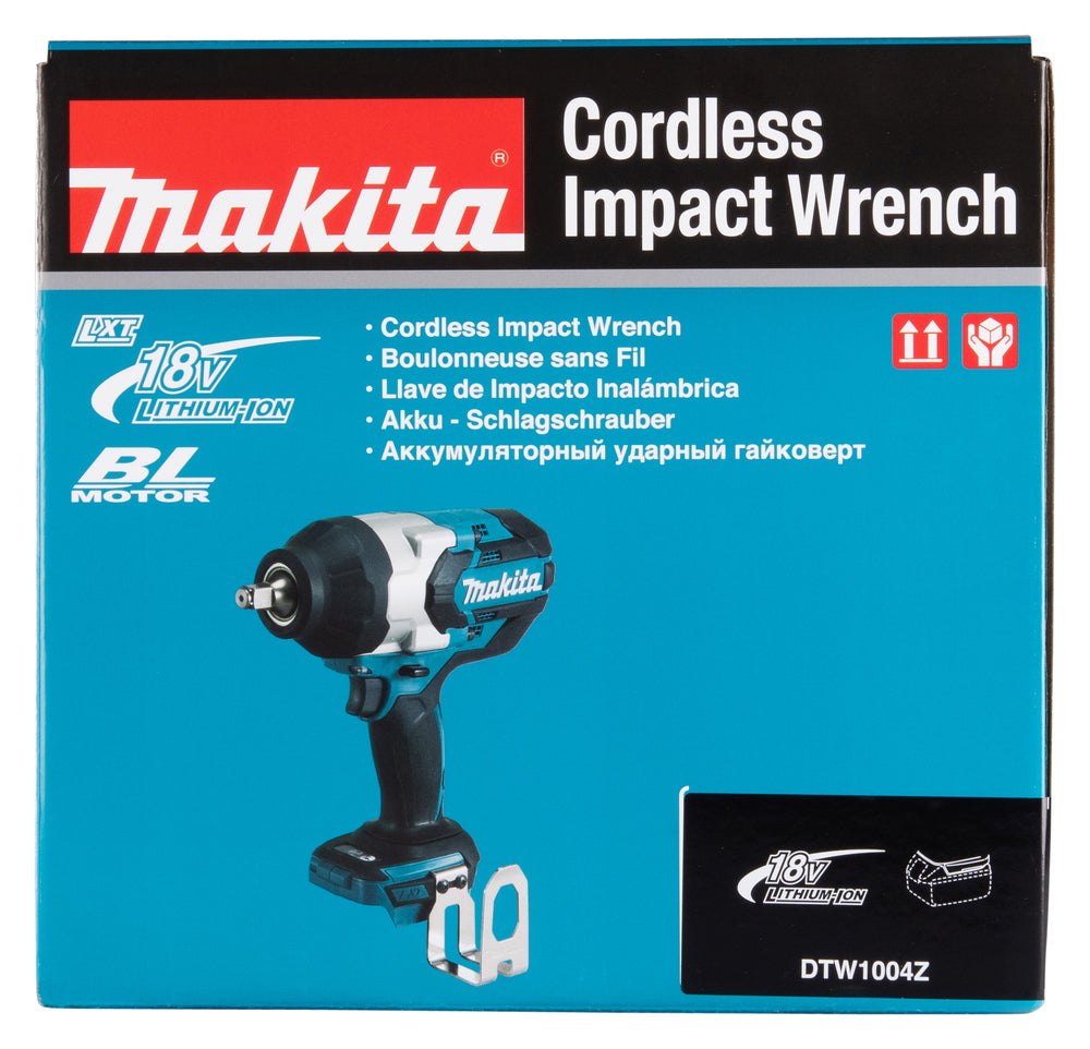 Makita Akku-Schlagschrauber 18V – 1/2", 1.050 Nm, 3 Drehzahleinstellungen & LED - DTW1004Z