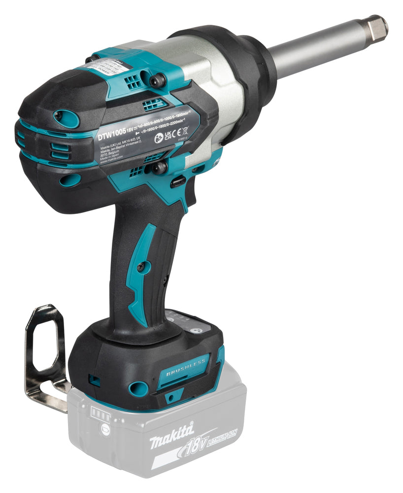 Makita Akku-Schlagschrauber DTW1005 – 18V LXT, 3/4" Langschaft, 1.360 Nm & Auto-Stopp - DTW1005Z